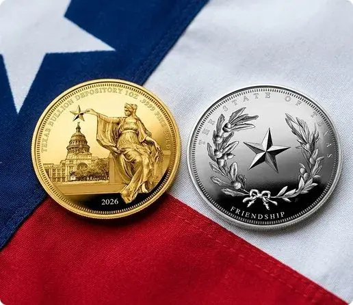 Texas Announces 2026 Gold and Silver Commemorative Coins
