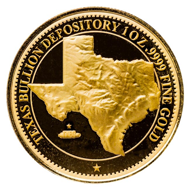 State of Texas 2025 1 oz Gold Proof Coin