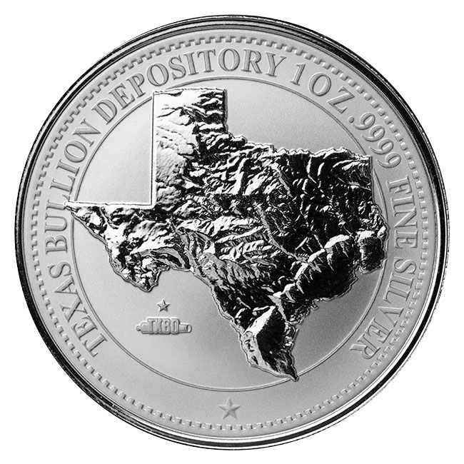 State of Texas 2025 1 oz Silver Coin